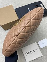 Okify YSL Icare Hobo Bag In Pink Hortensia Bag 47x35x15cm  - 5