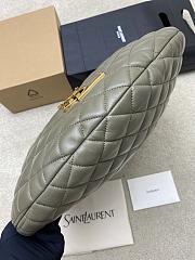 Okify YSL Icare Hobo Bag In Gray Bag 47x35x15cm  - 6