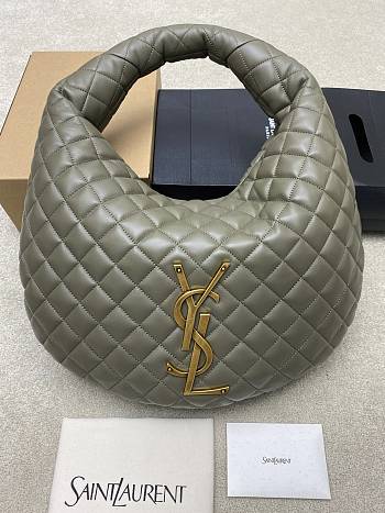 Okify YSL Icare Hobo Bag In Gray Bag 47x35x15cm 