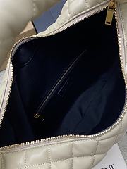 Okify YSL Icare Hobo Bag In White Bag 47x35x15cm - 4