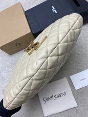 Okify YSL Icare Hobo Bag In White Bag 47x35x15cm - 3