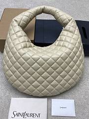 Okify YSL Icare Hobo Bag In White Bag 47x35x15cm - 6