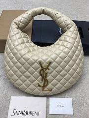 Okify YSL Icare Hobo Bag In White Bag 47x35x15cm - 1