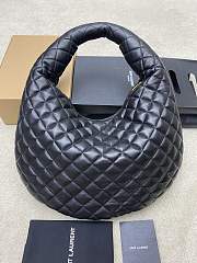 Okify YSL Icare Hobo Bag In Black Bag 47x35x15cm - 3