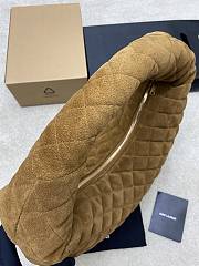 Okify YSL Icare Hobo Bag In Brown Suede Bag 47x35x15cm - 5