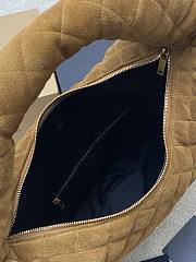Okify YSL Icare Hobo Bag In Brown Suede Bag 47x35x15cm - 2