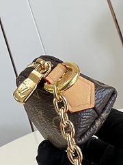 Okify Louis Vuitton Cosmetic Lipstick Pouch In Dark Brown M25694 11x6x3.3cm - 3