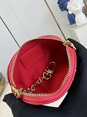 Okify Louis Vuitton Cosmetic Lipstick Pouch In Red Epi M25687 11x6x3.3cm - 3