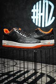 Okify Nike Air Force 1 Low Orange Sneakers - 5