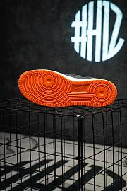 Okify Nike Air Force 1 Low Orange Sneakers - 4