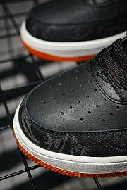 Okify Nike Air Force 1 Low Orange Sneakers - 2