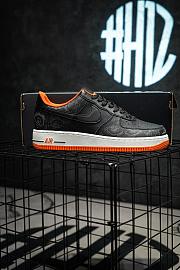 Okify Nike Air Force 1 Low Orange Sneakers - 3