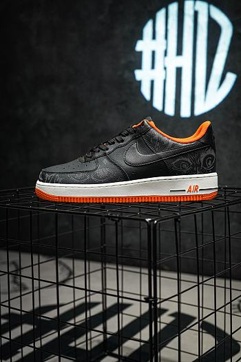 Okify Nike Air Force 1 Low Orange Sneakers