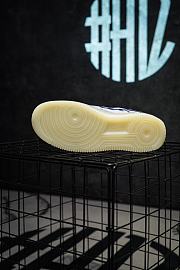 Okify Nike Air Force 1 Low Skeleton Purple Sneakers - 5