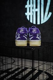 Okify Nike Air Force 1 Low Skeleton Purple Sneakers - 2