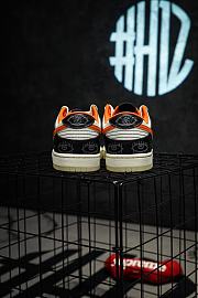 Okify Nike Dunk Low Black And Orange Sneakers - 6