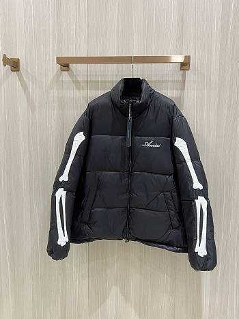 Okify Amiri Bone Black Down Jacket
