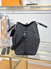 Okify Louis Vuitton Keepall Bandouliere Monogram Bag In Black M40569 45x27x20cm - 2