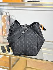 Okify Louis Vuitton Keepall Bandouliere Monogram Bag In Black M40605 55x31x26cm - 3