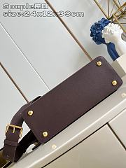 Okify Louis Vuitton Capucines MM Souple Bag In Dark Brown M12927 33x24x12cm - 4