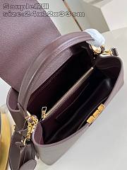 Okify Louis Vuitton Capucines MM Souple Bag In Dark Brown M12927 33x24x12cm - 2
