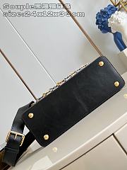 Okify Louis Vuitton Capucines MM Souple Bag In Black M12924 33x24x12cm - 3