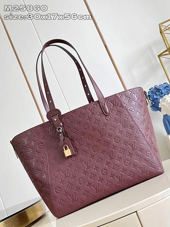 Okify Louis Vuitton All In One MM Bag In Dark Red M25888 56x30x17cm 