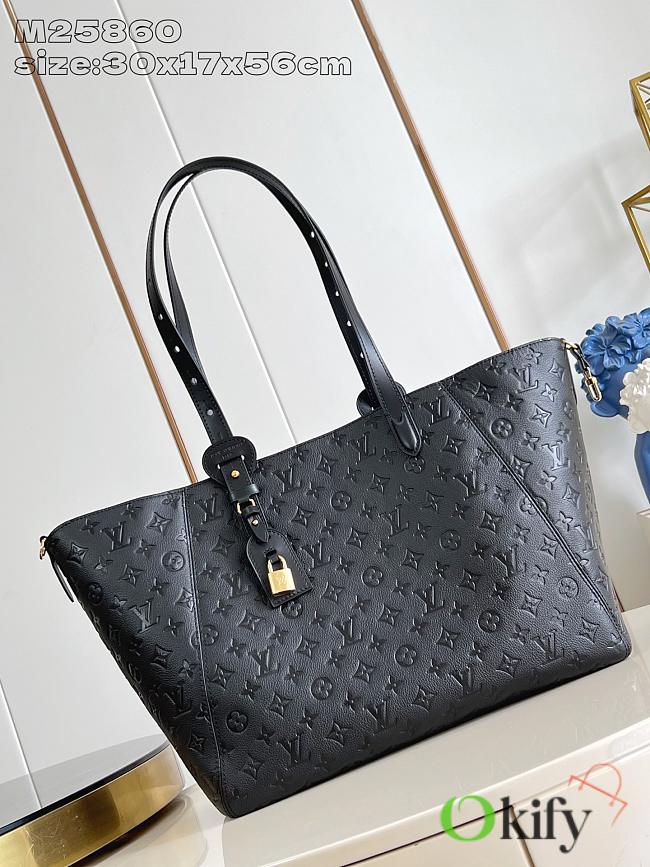 Okify Louis Vuitton All In One MM Bag In Black M25860 56x30x17cm  - 1