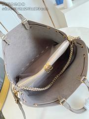 Okify Louis Vuitton Bella Tote Bag In Gray M59201 32x23x13cm - 3