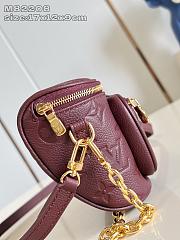 Okify Louis Vuitton Mini Bumbag In Dark Red M25905 17x12x9cm - 5