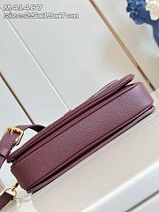 Okify Louis Vuitton Pochette Metis MM Bag In Dark Red M25939 25x19x7cm - 4