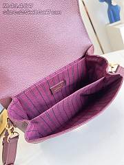 Okify Louis Vuitton Pochette Metis MM Bag In Dark Red M25939 25x19x7cm - 2