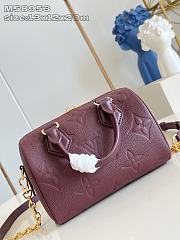 Okify Louis Vuitton Speedy Bandouliere 20 Bag In Dark Red M25929 20x13x12cm - 2