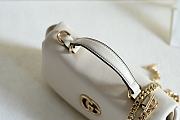 Okify Gucci Milano Top Handle Bag In White 21x12.5x4.6cm - 3