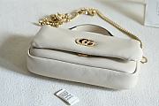 Okify Gucci Milano Top Handle Bag In White 21x12.5x4.6cm - 4