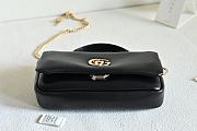 Okify Gucci Milano Top Handle Bag In Black 21x12.5x4.6cm - 5