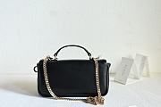 Okify Gucci Milano Top Handle Bag In Black 21x12.5x4.6cm - 3