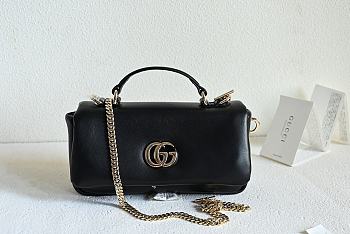 Okify Gucci Milano Top Handle Bag In Black 21x12.5x4.6cm