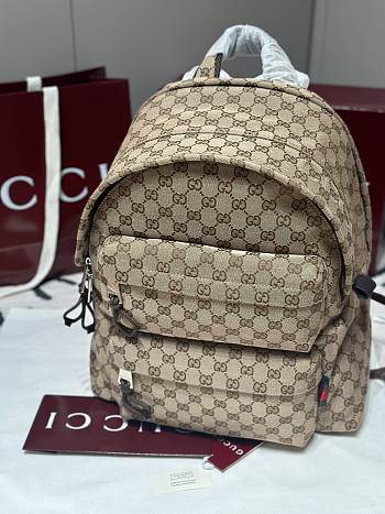 Okify Gucci GG Beige Backpack 40x36.5x23cm