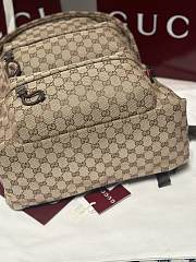 Okify Gucci GG Beige Backpack 40x36.5x23cm - 3