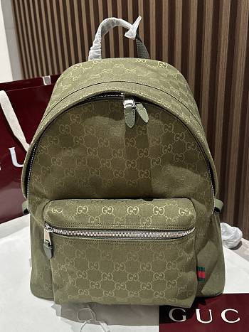 Okify Gucci Green Backpack 42x36x21cm