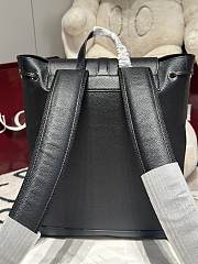 Okify Gucci Black Backpack With Web 40x34x12cm - 5