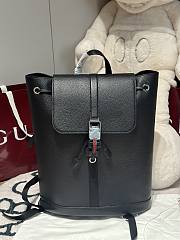 Okify Gucci Black Backpack With Web 40x34x12cm - 1