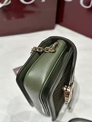 Okify Gucci Go Small Shoulder Bag In Green 21.5x14x9cm - 4