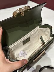 Okify Gucci Go Small Shoulder Bag In Green 21.5x14x9cm - 5