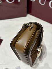 Okify Gucci Go Small Shoulder Bag In Brown 21.5x14x9cm - 6