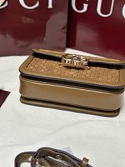 Okify Gucci Go Small Shoulder Bag In Brown 21.5x14x9cm - 2
