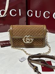 Okify Gucci Go Small Shoulder Bag In Brown 21.5x14x9cm - 1