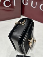 Okify Gucci Go Small Shoulder Bag In Black 21.5x14x9cm - 4