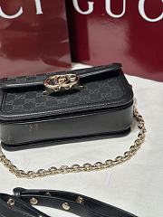 Okify Gucci Go Small Shoulder Bag In Black 21.5x14x9cm - 2
